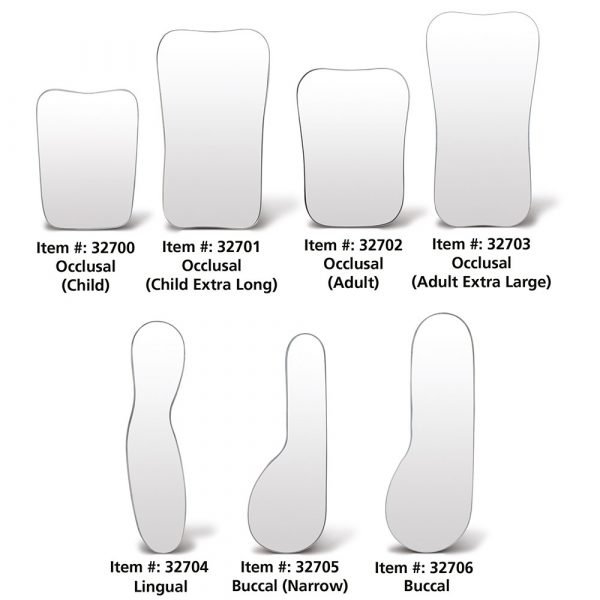 Intraoral Rhodium Coated Photographic Mirrors