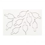 Wire Products TruForce Stainless Steel Ligature Ties TruForce Stainless Steel Preformed Shorty Ligature Ties