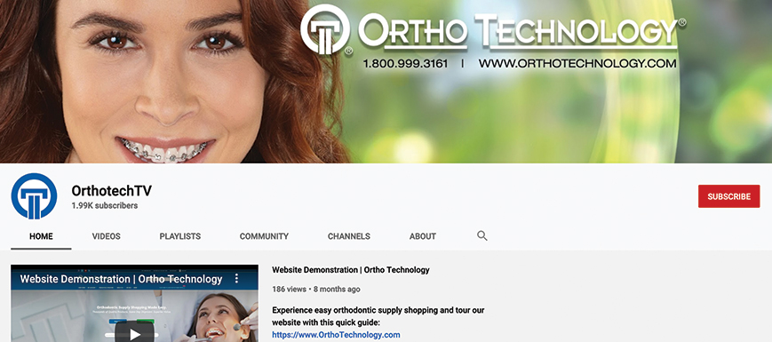 Orthotech TV Youtube Orthotech TV Youtube