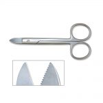 Lab Supplies Serrated Trimming Scissors
