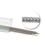 TruForce Stainless Steel-6-Strand Coaxial Wire Straight Lengths